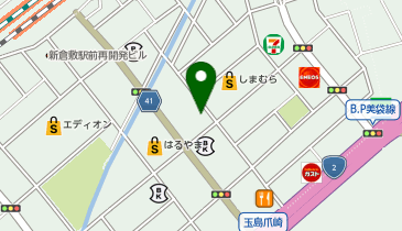 理容プラージュ児島店の地図画像