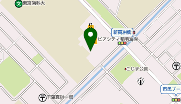 理容プラージュピアシティ稲毛海岸店の地図画像