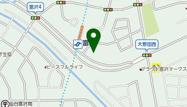 理容プラージュ富沢店の地図画像