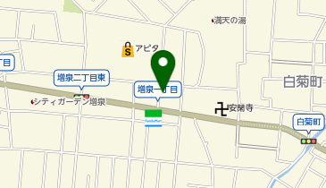 理容プラージュ大阪屋近岡店の地図画像