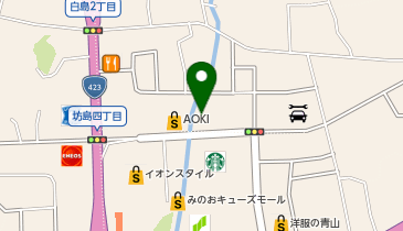 理容プラージュ千里丘店の地図画像