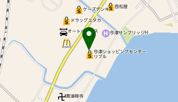理容プラージュ今津店の地図画像
