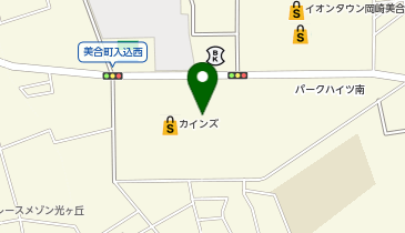 理容プラージュカインズ岡崎美合店の地図画像