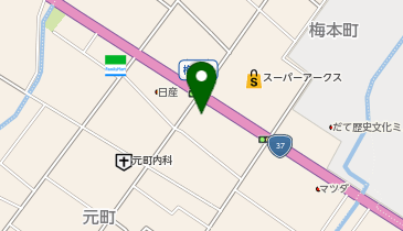 理容プラージュ伊達店の地図画像