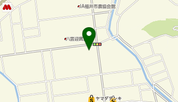 理容プラージュ大和田店の地図画像