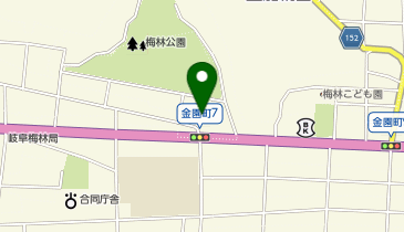 理容プラージュ岐阜店の地図画像