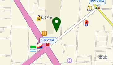 理容プラージュ松山衣山店の地図画像