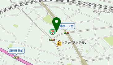 理容プラージュ陣原店の地図画像