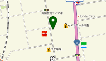 理容プラージュ久居店の地図画像
