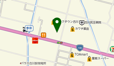 理容プラージュ古川店の地図画像