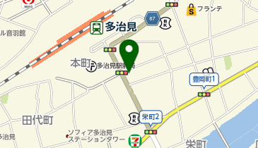 理容プラージュ多治見バロー前店の地図画像