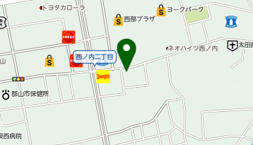 理容プラージュ郡山駅東店の地図画像