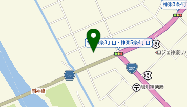 理容プラージュ旭川買物公園通り駅前店の地図画像