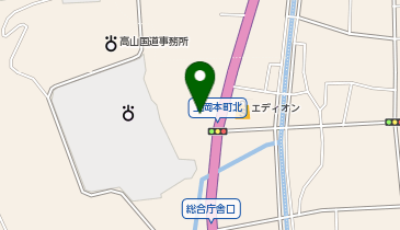理容プラージュ高山店の地図画像