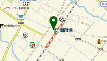 理容プラージュ御殿場店の地図画像