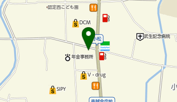 理容プラージュ鯖江店の地図画像