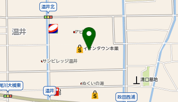 理容プラージュイオンタウン本巣店の地図画像