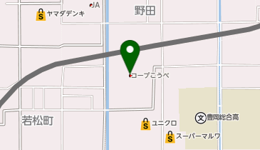 理容プラージュコープデイズ豊岡店の地図画像