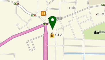 理容プラージュイオン菅田前店の地図画像