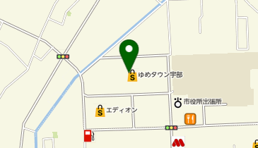 理容プラージュ下関店の地図画像