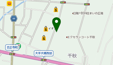 理容プラージュ長岡店の地図画像