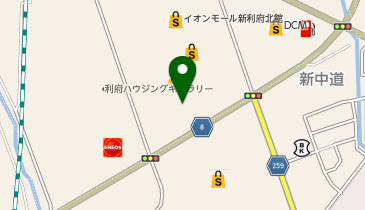 理容プラージュカインズ仙台港店の地図画像