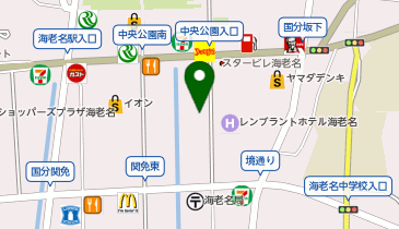 理容プラージュ大和鶴間店の地図画像