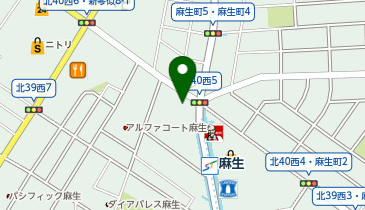 理容プラージュ伏古店の地図画像