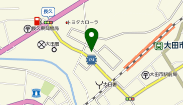 理容プラージュ大田店の地図画像