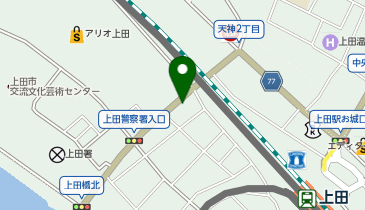 理容プラージュ上田秋和店の地図画像