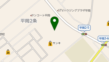 理容プラージュ北野店の地図画像