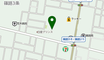 理容プラージュ屯田店の地図画像