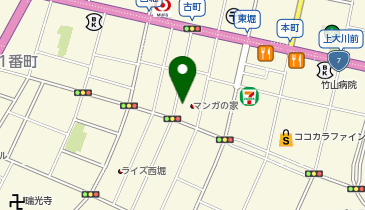 理容プラージュ古町店の地図画像