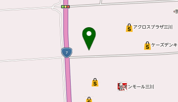 理容プラージュ三川店の地図画像
