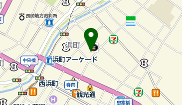 理容プラージュ長崎店の地図画像