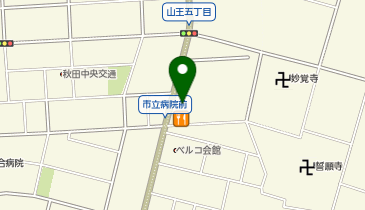 理容プラージュ秋田店の地図画像
