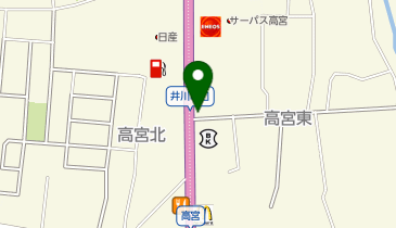 理容プラージュエルサ安曇野店の地図画像