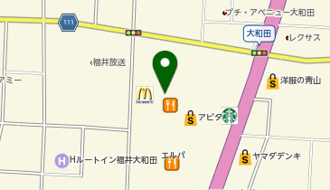 改装休業中:8月17日(月)-9月24日(木)\ミルフローラ アピタ福井大和田店【Tisyou取扱店舗】の地図画像