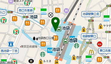 ミルフローラドゥ 池袋東武ホープセンター店の地図画像