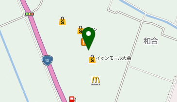 エステール 大曲店【Tisyou取扱店舗】の地図画像