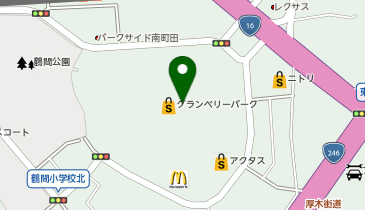 ブルームアウトレット グランベリーパーク店の地図画像