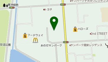 ミルフローラ おのだサンパーク店の地図画像