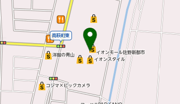 ミルフローラ イオンモール佐野新都市店【Tisyou取扱店舗】の地図画像