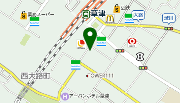 【メンズクリア】草津店の地図画像