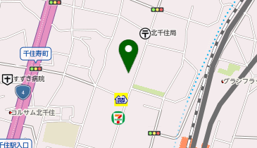 【メンズクリア】北千住店の地図画像