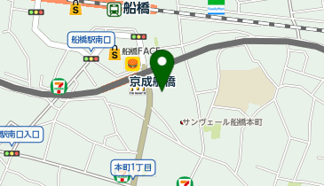 【メンズクリア】船橋店の地図画像