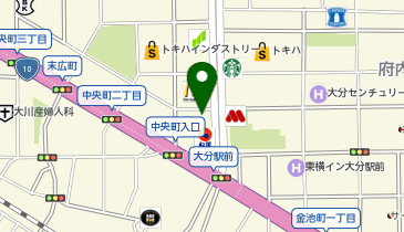【メンズクリア】大分店の地図画像