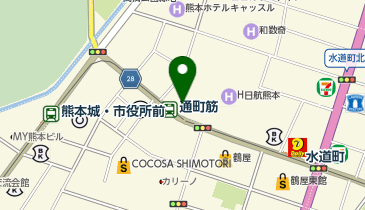 【メンズクリア】熊本店の地図画像