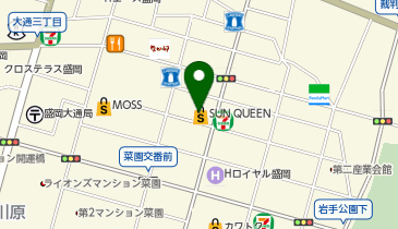 【メンズクリア】盛岡店の地図画像