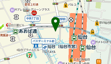 【メンズクリア】仙台駅前店の地図画像